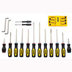076174601046 Stanley 22 Piece Screwdriver Set Slotted Phillips Precision Offset Drivers