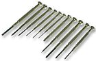 D00394 10 11pc. Pieces Screwdriver Precision Duratool Set