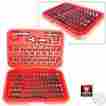10029a Neiko 100 Piece Security Bit Set Locksmith Pc Torx Hex Key Spline Phillips Tamper Bits 837013100294