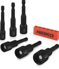 10190a Neiko Impact Ready Magnetic Nut Driver Bit Set Piece Sae