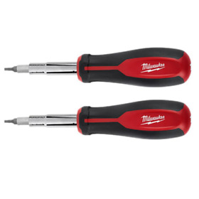 302712696 11-in-1 Multi-tip Screwdriver With Square Drive Bits 2-pack
