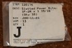 120175 Unbranded Lot Of Slotted Power Bits Nos