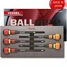 121590 Vessel Ball Grip Ratcheting Screwdriver Set Phillips Slotted 840921123149