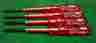 1253be Quick-wedge Lot 4 Unused Screw Holding Screwdrivers