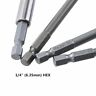 12pcs1-4 001 Unbranded Hex Alloy Screwdriver Bit Magnetic Set Electric Sleeve