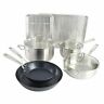 131277.12r Gibson Overseas Inc Mixed Material Cookware Set Assorted