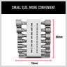 Ref94103 14 Pc Power Nut Driver Bit Set Quick Change Dual Sae 1/4inch Metric Mm Detent Shank