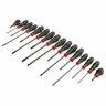 1451298 Screwdriver Set Phillips Slotted Tip Mechanic Craft Black 683121451298