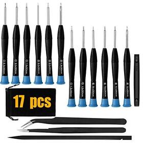 17 Pcs Screwdriver Set Screwdrivers Repair Kit With Different Sizes Of Flathead