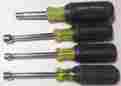 635-9 1screwdriver 16 Klein Tools Lot Of 4-pieces 3 Heavy-duty Nut Drivers And Driver