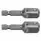 1873532 2-count Kobalt Screwdriving Bit Adapter Square Robertson Ball Retention Design 042526915826
