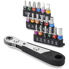 20170120602 Jaze Micro Ratchet Wrench Screwdriver Bit Set Phillips 8397689993757