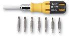 21002 Lutz 15-in-1 Ratchet Screwdriver-yellow-black 052427210050