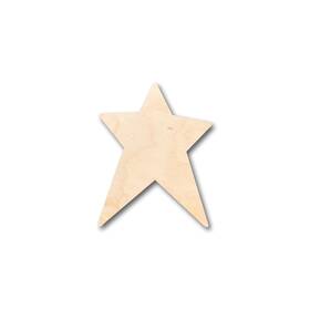 20286-001-42-1000-00 24 Hour Crafts Unfinished Wood Unbalanced Star Shape Craft Up To 46 Inch Diy 42 / 1