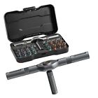 24 In 1 Ratcheting Screwdriver Set Atuman Mini Ratchet Wrench With Reversible H