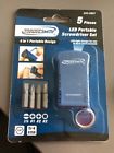 24100500 Torquesmith Piece Led Portable Screwdriver Set Key Chain Ring Flashlight