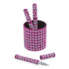 3172551 Shop Lc Handcrafted Set Of Pink Bedazzled Pens With Matching