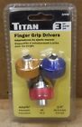 32958 Titan Finger Grip Screwdriver Socket Driver Set Free Ship