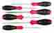 8470530291 4.5-6.5mm 30291 Wiha Softfinish Grip Screwdriver Set Slotted Phillips 1-2