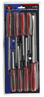 4076 Ridge Rock Tools 8 Pc Go Through Screwdriver Set Sand Blasted W Magnetic Tip 0837013013266