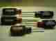 41745 Craftsman Vtg New Sears 5pc Black Grip-n-drive Screwdriver Ultra Rare Set