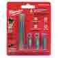 48-22-2110 Milwaukee Bit Set Pieces 4 New Free Ship Kf