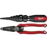 48-22-2870-48-22-3078 Milwaukee Conduit Reaming Screwdriver With Wire Strippers Pliers 888234575712