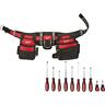 48-22-8110-48-22-2710 Milwaukee Electricians Waist Tool Belt With Screwdriver Set 888234579598