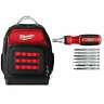 48-22-8201-48-22-2322 Milwaukee Ultimate Jobsite Backpack Square Drive Ratcheting 0888234562484
