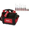 48-22-8315-48-22-2710 Milwaukee Packout Tote With Screwdriver Set 888234579550