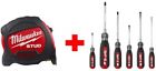 48-22-9925-48-22-2886 Milwaukee Tape Measure Lockable Screwdriver Cushion Grip Set 0895101124096
