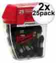 48-32-4604 48-32-4412 Milwaukee 2 Pk 2x 25pk Phillips Shockwave Impact Insert Bits New 045242196623