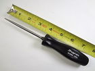 4asaa Screwdriver Unused Black Snap Awl Punch Nos Handle Vintage
