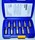 52490 53226 Hex Extractors 10 Hanson Pc Set Irwin Screw Head Usa Multi-spline