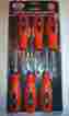 60120 Iit 6 Pc Jumbo Rubber Grip Screwdriver Set Hex Bolsters Large 4 Philip 2 Flat
