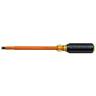 602-8-ins Klein Tools Insulated Flat Head Screwdriver With Round 092644853326