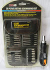 62402 Grip Piece Ratcheting Screw Driver Set New On Sealed Card