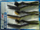 62616 Unbranded Detail Wire Brush Set Each Steel Brass Nylon