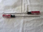 683-202 Husky Pair Of Screwdrivers Slotted Flat Inch Round Shaft Usa