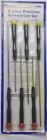 6904 Pittsburgh Piece Precision Thin Screwdriver Slotted Set New Package
