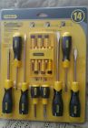 70-130 Stanley Cushion Grip 14 Piece Screwdriver Set New In Package Combination