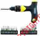 70211 General Ratcheting Multi-bit T-handle Screwdriver 20 Piec 038728022097