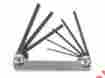 7031295 Lyman Fold-up Steel Hex Key Wrench Set 050 To 5 32 011516512956
