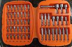 71-954 Black Decker Piece Driver Accessory Bit Set Hard Case Orange