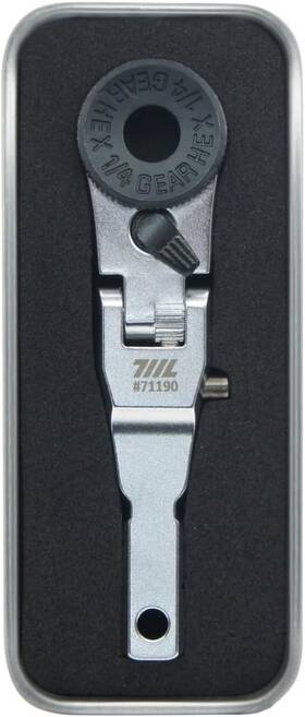 711l 445024252296 Flat End Flex Head Edc Ratchet Wrench - Screwdriver Accessory