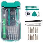 755082640049 Teseko Magnetic Screwdriver Bits Tool Set Repair Kit