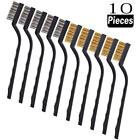 781871225616 Topspeeder Pieces Scratch Brush Stainless Steel Brass Curved