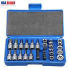 800000345947 Unbranded Chrome Security Sleeve Bit Torx Spanner Screwdriver