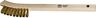 6979405 85067 Pferd Small Cleaning Brush Brass Wire Wooden Block 697940850675
