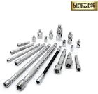 91196 Ratchet Socket Set Accessory Wobble Extension Bar Drive 691171791196